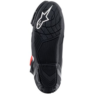 Alpinestars Supertech-R Motorcycle Boots black / white / red-fluo / yellow-fluo 44
