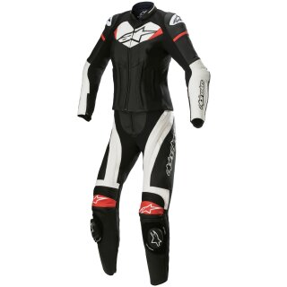Alpinestars Stella GP Plus 2 Piece Womens Leather Suit black / white / bright red 44