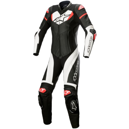 Alpinestars Stella GP Plus 1 Piece Leather Suit Ladies black / white / light red 44