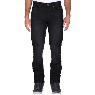 Modeka Glenn II Mens Jeans Soft Wash Black Short 44