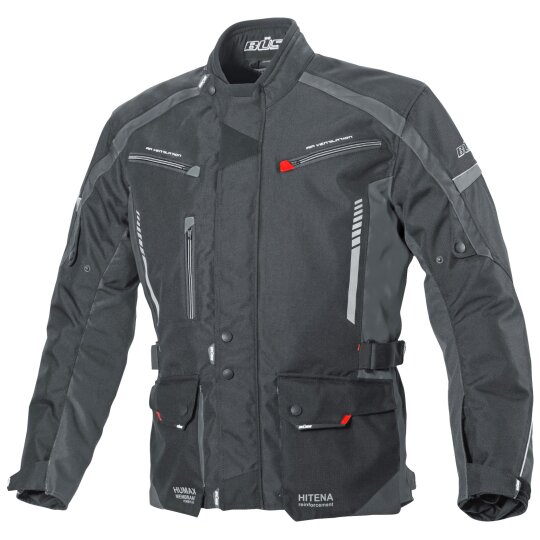 Büse Torino II Textile jacket black / anthracite men 4XL