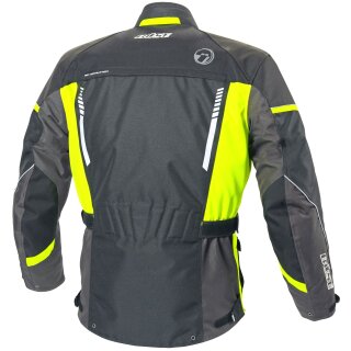 Büse Torino II Textile jacket black / neon yellow men 30