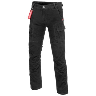 Büse Fargo Pantalones textil negro mujer 46