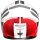 Rocc 862 Full-face helmet white / red XS