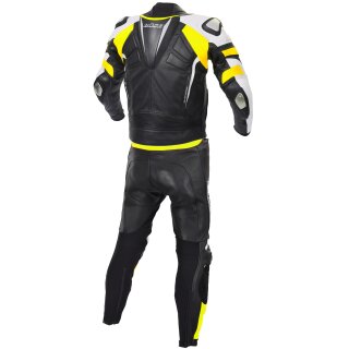 Büse Track leather suit black / yellow men 58