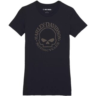 HD T-Shirt Femme Skull Graphic Tee noir