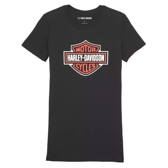 Camiseta HD Ladies` Bar & Shield negro