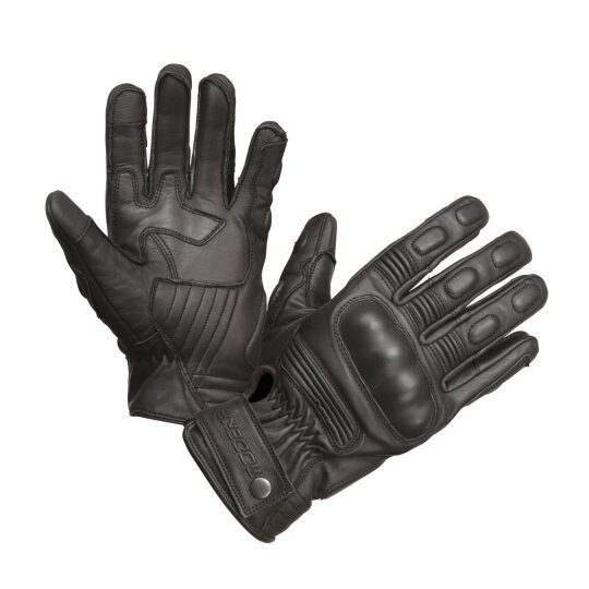 Modeka Urban Legend Guantes de cuero negro 7