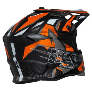 iXS 363 2.0 Motocrosshelm matt schwarz / orange / anthrazit