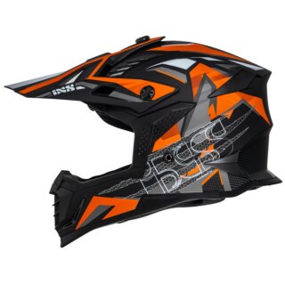 iXS 363 2.0 motocross helmet matt black / orange / anthracite