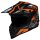 iXS 363 2.0 Casco cross nero opaco / arancione / antracite