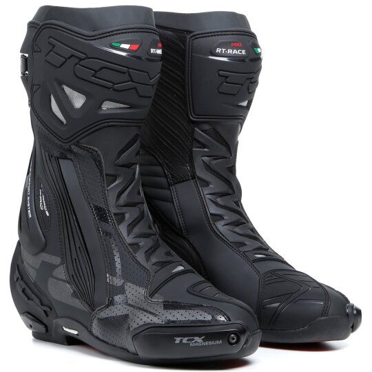 TCX RT-Race Pro Air motorcycle boots men black 44