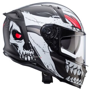 Caberg Avalon X Punk casco integral gris mate / negro-rojo XL