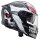 Caberg Avalon X Punk full-face helmet matt-grey / black-red XL