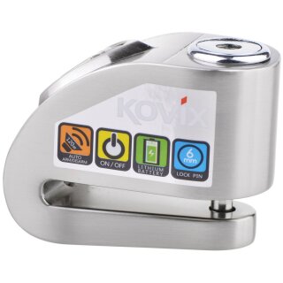 Kovix KD6 Stainless steel Brake disc lock with alarm