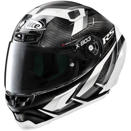 X-Lite X-803 RS Ultra Carbon Motormaster Carbon / White Full Face Helmet