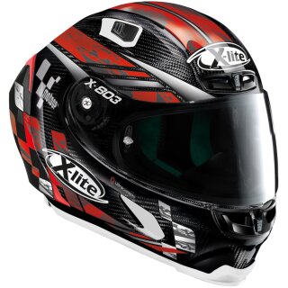 X-Lite X-803 RS Ultra Carbon MotoGP Carbon / Red Full Face Helmet