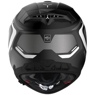 Nolan N80-8 Ally N-Com Noir Mat / Blanc Casque Intégral S