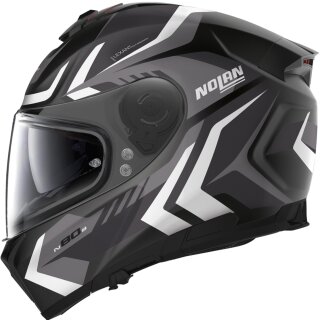 Nolan N80-8 Rumble N-Com Flat Black / White Full Face Helmet M
