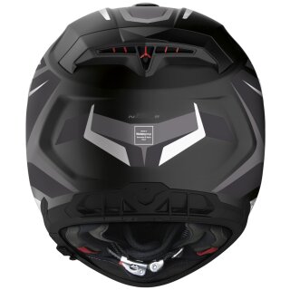 Nolan N80-8 Rumble N-Com Nero Opaco / Bianco Casco Integrale XL