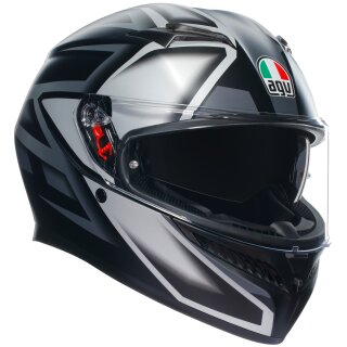 AGV K3 Full Face Helmet compound matt black / grey M