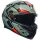 AGV K3 Full Face Helmet decept matt black / green / red L