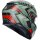 AGV K3 Full Face Helmet decept matt black / green / red L