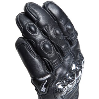 Guantes deportivos Dainese Carbon 4 Long negros / negros / negros