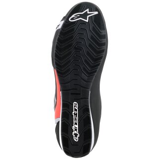 Alpinestars Sector Motorcycle Shoes black / white / fluo red 40