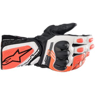 Alpinestars SP-8 V3 Handschuh schwarz/ weiß / rot
