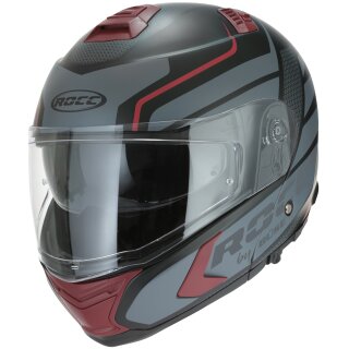 Rocc 981 Casque modulable noir mat / rouge