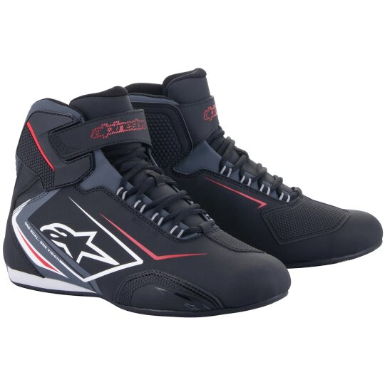 Alpinestars Sektor Waterproof Motorradschuhe Schwarz / Weiss / Grau 44