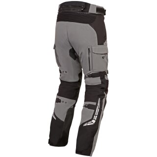 Modeka Motorradhose Panamericana II grau / schwarz L