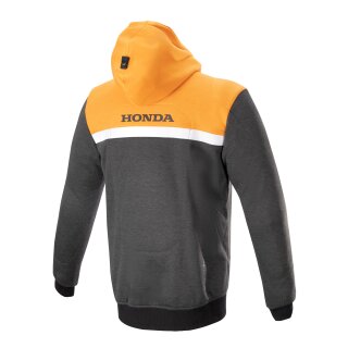 Alpinestars Honda Chrome Street Hoodie  nero / melange / arancione M