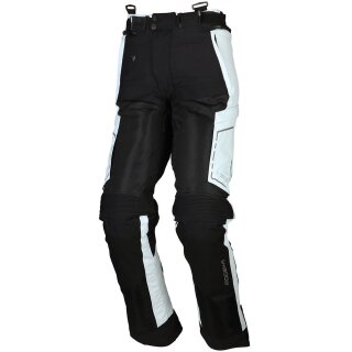 Modeka Pantaloni da moto Khao Air nero/grigio