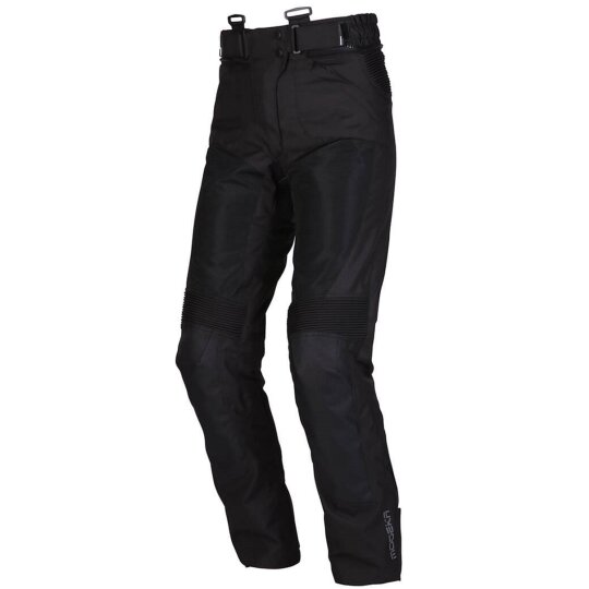 Modeka Veo Air Lady Pantalones textiles para damas, negros 44