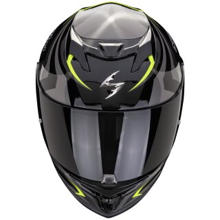 Scorpion Exo-520 Evo Air Terra Nero / Argento / Giallo Neon S