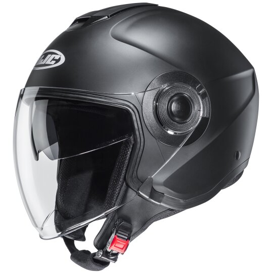 HJC i40N Solid semi matt black open face helmet