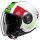 HJC i40N Pyle MC41 open face helmet