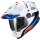 Scorpion Exo-ADF-9000 AIR Desert Bianco / Blu / Rosso L