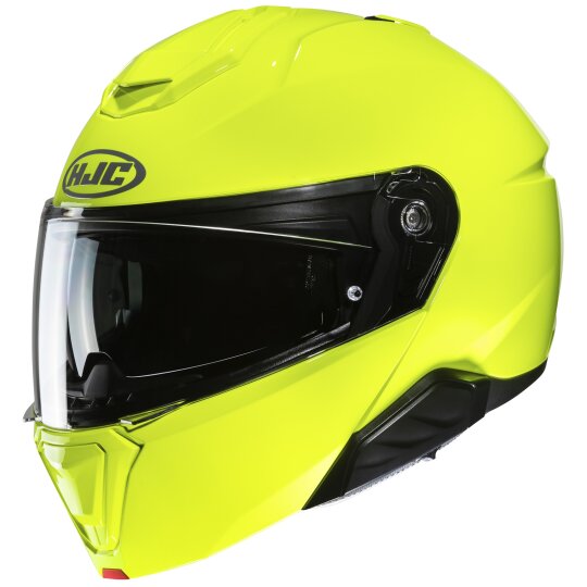 HJC i91 Solid Fluo Green Flip Up Helmet XL