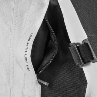 BÜSE Grado Textile Jacket light grey / black men 52