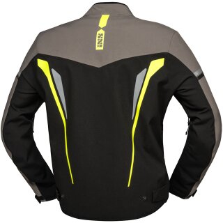 iXS TS-Pro ST+ Veste textile homme noir / gris / jaune fluo