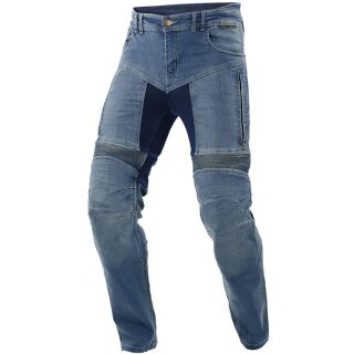 Trilobite Parado jeans moto monostrato uomo blu slim fit 44/32