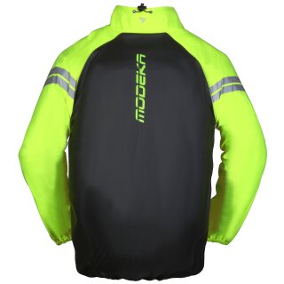 Modeka Flex Dry rain jacket black/neon yellow M