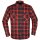 Modeka Colden Camisa moto negro / rojo hombres S