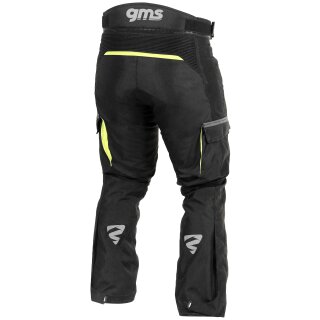 gms Everest Pantalón textil negro / antracita / amarillo hombre
