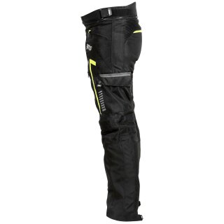 gms Everest Pantalon textile noir / anthracite / jaune hommes XXL