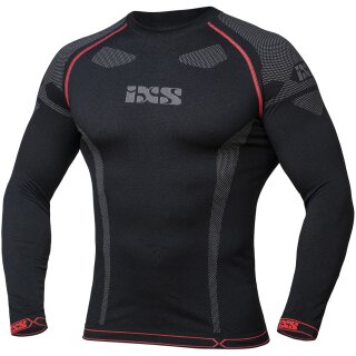 iXS Underwear Shirt 365 Langarm Funktions-Shirt schwarz / grau 3XL/4XL