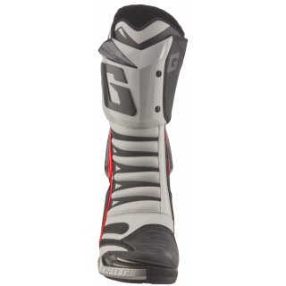 Gaerne GP1 Evo men&acute;s motorcycle boots nardo-grey / red